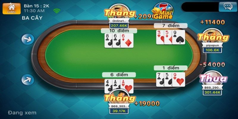 Ba cÃ¢y - Game bÃ i truyá»n thá»‘ng cÃ³ lÆ°á»£ng thÃ nh viÃªn Ä‘Ã´ng Ä‘áº£o