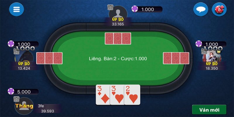 Bà i Liêng - Game bà i kịch tÃnh, nhiá»u mức cược hấp dẫn